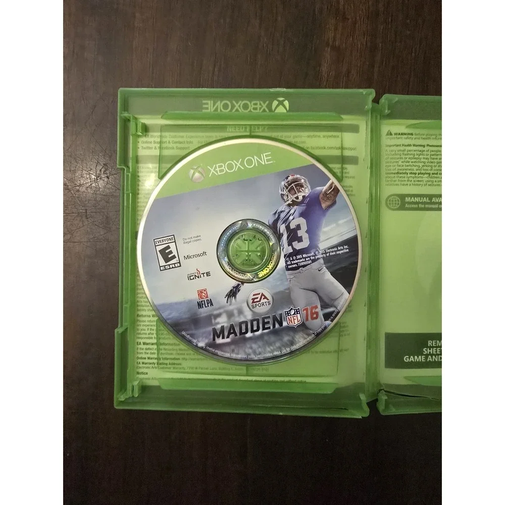 Madden NFL 16 (Microsoft Xbox One, 2015)  Tested